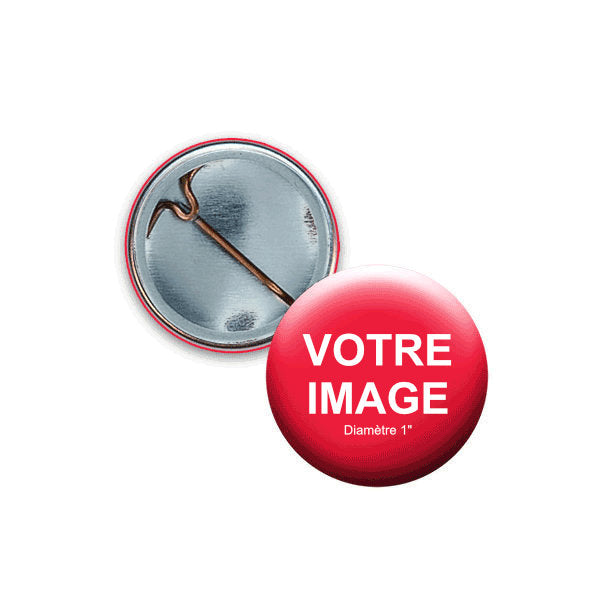 Macarons promotionnels personnalisés 1" Custom badges buttons bands