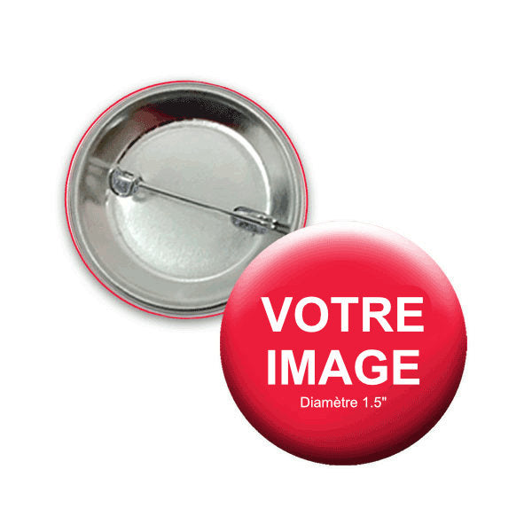 Macarons métal pins promotionnels - Custom badges buttons