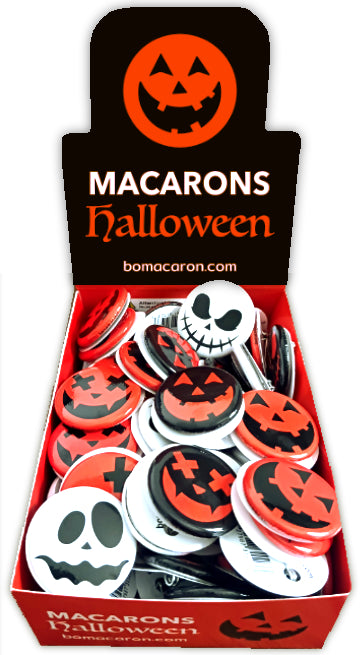 Accessoires Halloween macarons pour décration de costumes et les sacs de bonbons