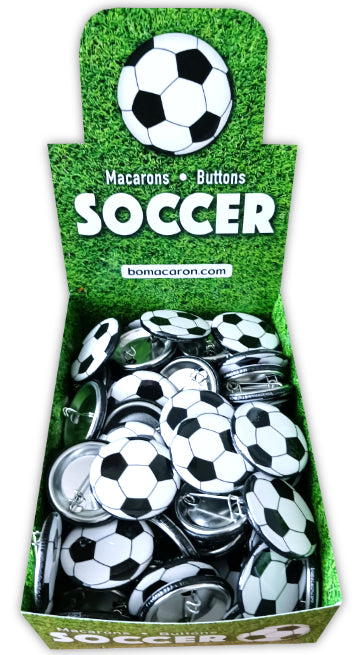macarons épinglettes soccer buttons pins badges